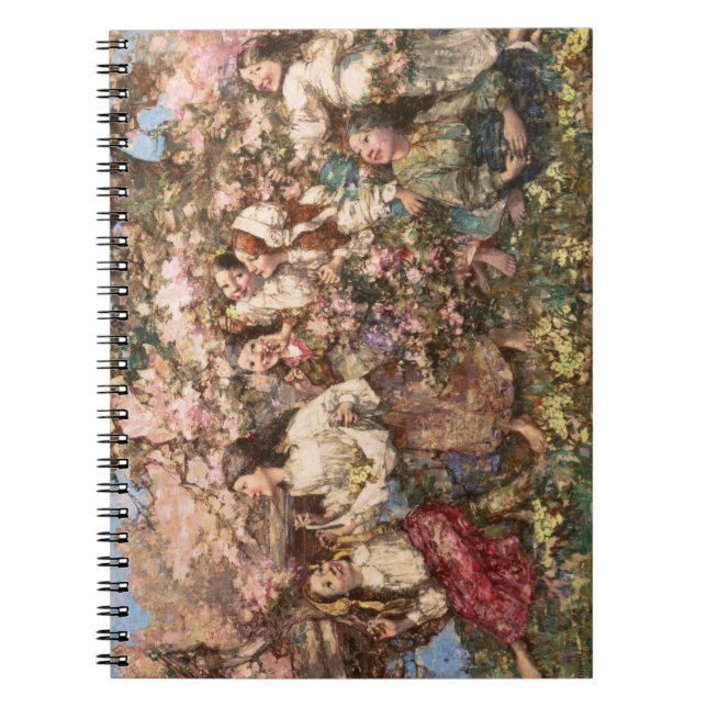 Carnet Printemps (par Edward Atkinson Hornel) (Devant)