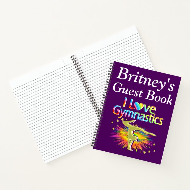 CARNET PRIVILÈGE PERSONNALISÉ J'AIME GYMNASTICS GUEST LIV (Intérieur)