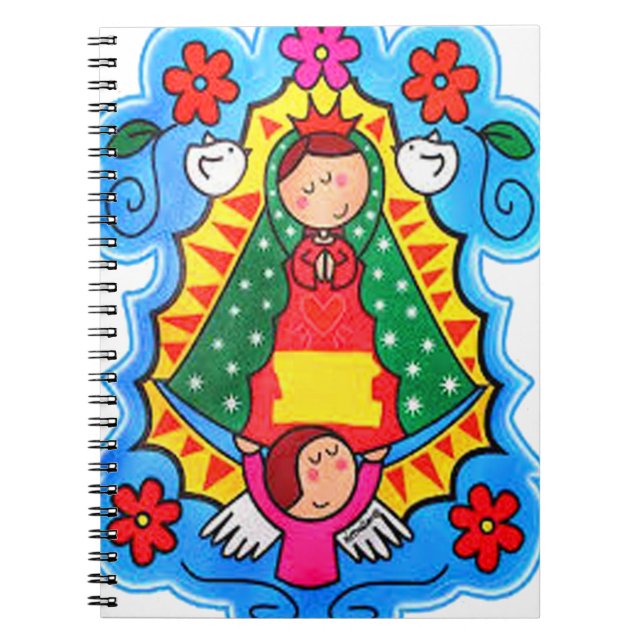 CARNET PRO PERSONNALISABLE DE VIRGEN DE GUADALUPE (Devant)