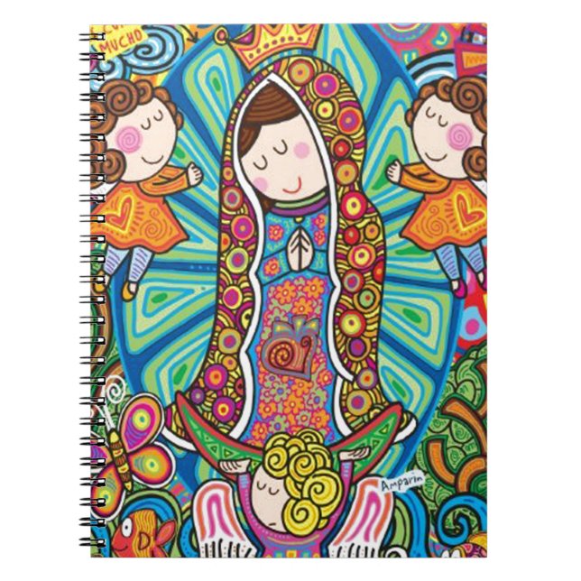 CARNET PRO PERSONNALISABLE DE VIRGEN DE GUADALUPE (Devant)