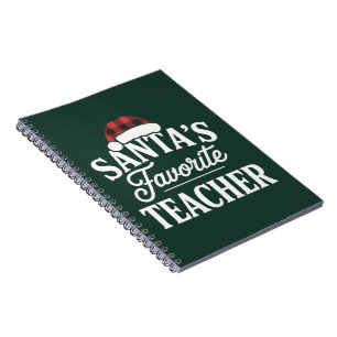 Carnet Prof Christmas enseigne aux étudiants le professeu