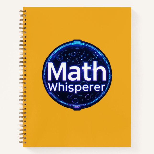 Carnet Prof de maths Chuchoteur de maths (Devant)