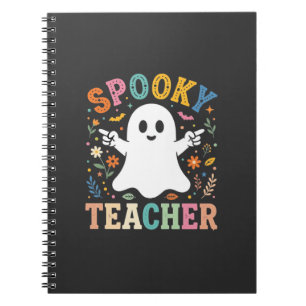Carnet Prof Enseignant Fantôme Mignon Halloween Création_