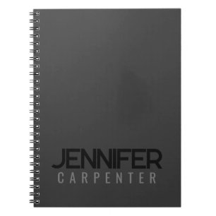 Carnet Professionnel élégant moderne minimaliste ajouter 