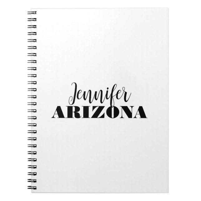 Carnet Professionnel élégant moderne minimaliste simple (Devant)