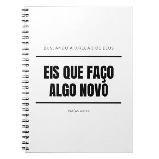 Carnet Profetizando - caderno personalizado