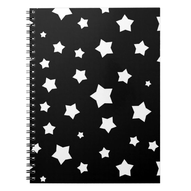 Carnet Profil sous convention astérisque noir et blanc (Devant)