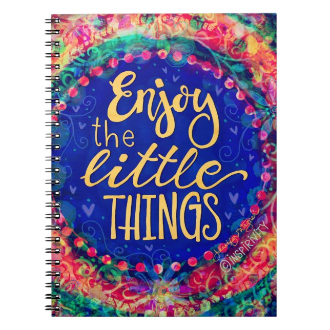 Carnet Profitez des petites choses Inspiritisme inspirant (Devant)