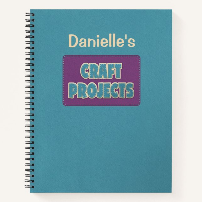 Carnet Projets artisanaux personnalisés (Devant)