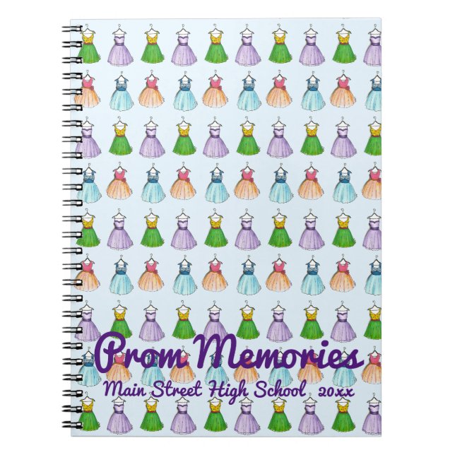 Carnet Prom du lycée personnalisé privilégier la mode ves (Devant)