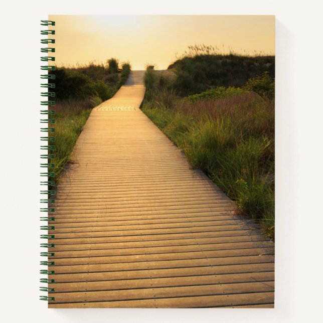 Carnet Promenade en bois vers la plage (Devant)