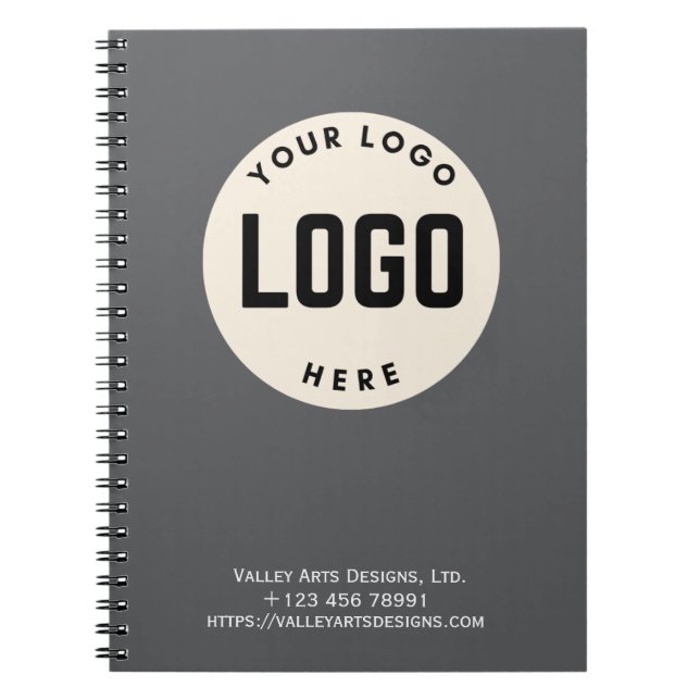 Carnet promotionnel du logo personnalisé (Devant)