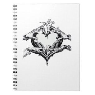 Carnet Protéger Un Coeur - Skeleton Coeur Main