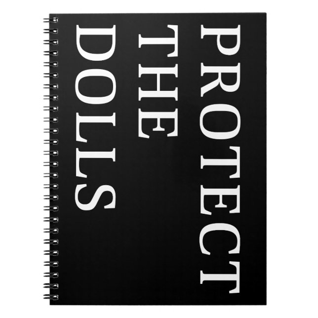Carnet Protégez les poupées (Devant)
