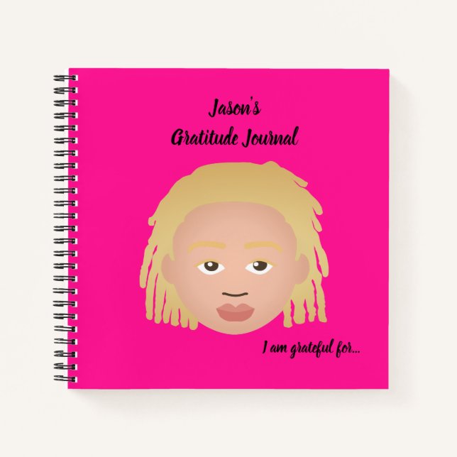 Carnet #Proud2BNaturalMe Journaux de Gratitude personnali (Devant)