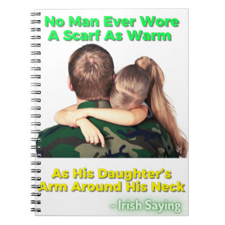 Carnet Proverbe Irlandais - Aucun Homme N'A Jamais Porté