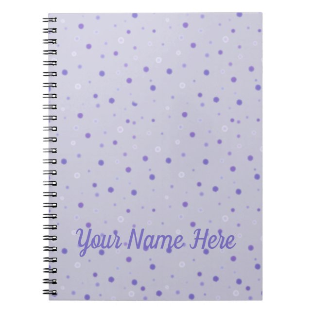 Carnet Prune de Sucre Violet (Devant)