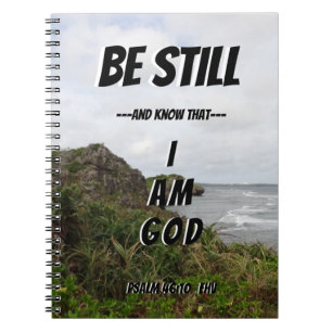 Carnet Psalm 46:10 Biblical