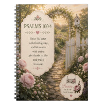 Psaumes 100:4 Journal/Cahier