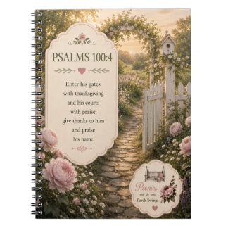 Carnet Psaumes 100:4 Journal/Cahier