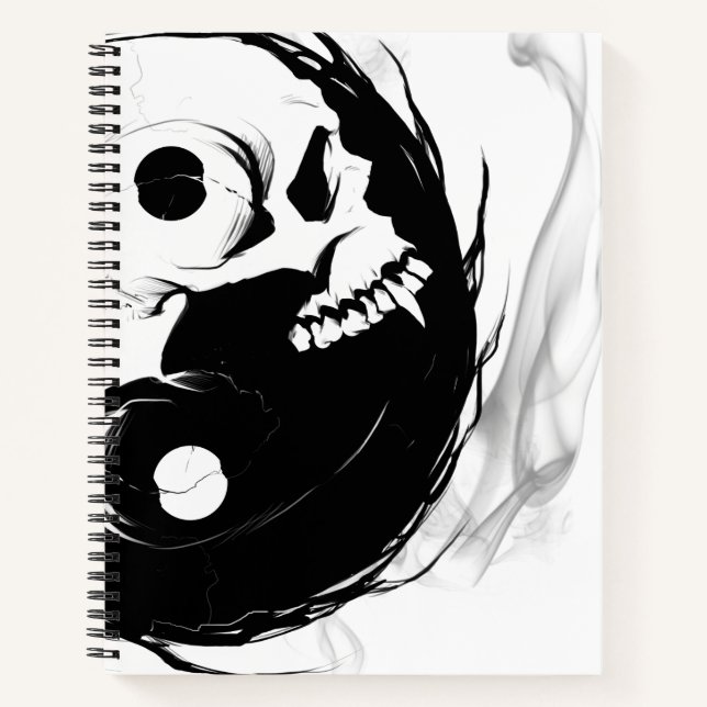 Carnet Pseuse crânienne Yin-Yang (Devant)