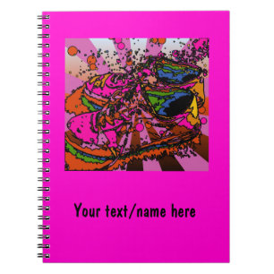 Carnet psychédélique personnalisé de baskets