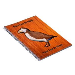 Carnet Puffin atlantique sculpté