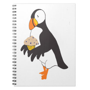 Carnet Puffin avec muffin