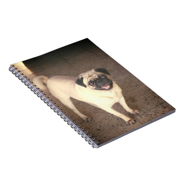 Carnet Pug design notebook (80 Pages) (Côté Droit)