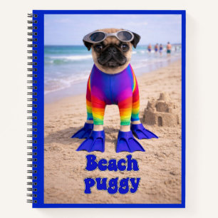 Carnet Puggy de la plage