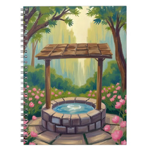 Carnet Puits de souhaits Forêt florale magique