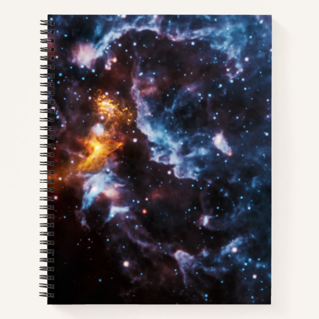 Carnet Pulsar Neutron Star Galaxy Image (Devant)