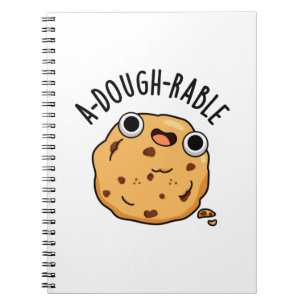Carnet Pun de cookie drôle A-dough-rable 