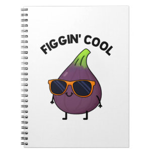 Carnet Pun de nourriture de figue cool drôle Figgin