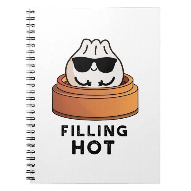Carnet Pun de ravioli drôle et chaud qui remplit  (Devant)
