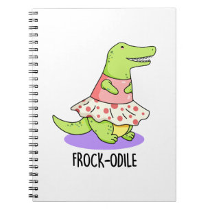 Carnet Pun Frock-odile Crocodile Drôle 