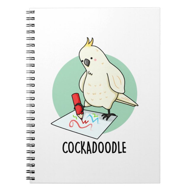 Carnet Pun fun Cacatoès Cocorico (Devant)