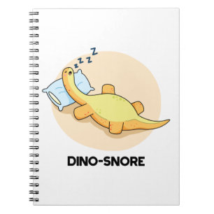 Carnet Punisonore Drôle de Dinosaure Endormi