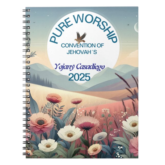 Carnet Pure Worship 2025 Convention Of Jehovah's (Devant)
