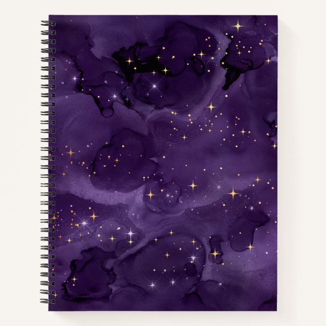 Carnet Purple Galaxy Series Design 8 (Devant)