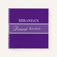 Purple Votre Nom Dessert Recettes Script Typograph
