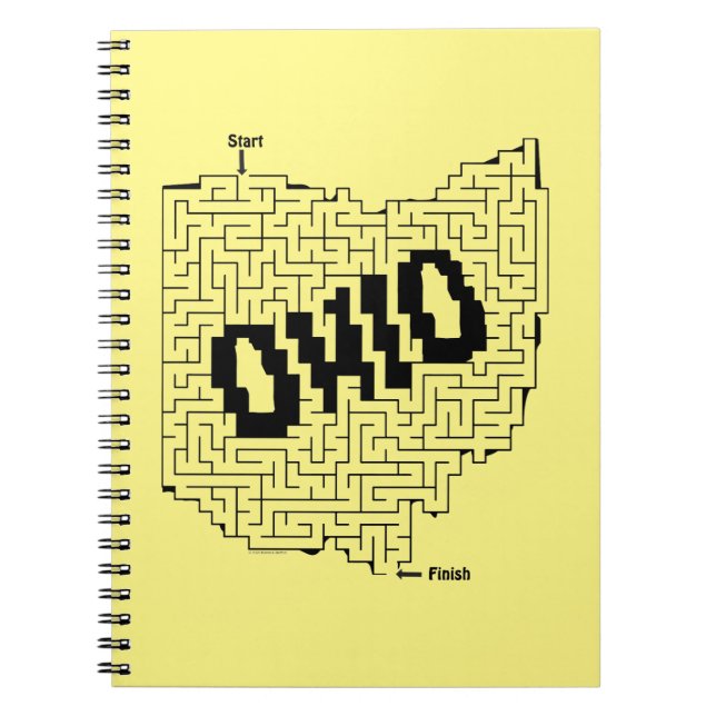 Carnet Puzzle de l'Ohio Maze (Devant)