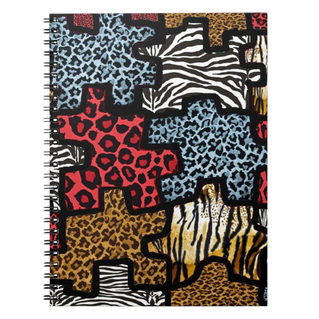 Carnet Puzzle Rockabilly Impression Animale RAB (Devant)