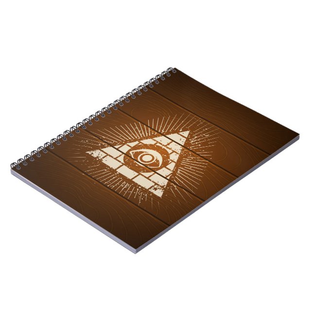 Carnet Pyramide avec l'oeil (Côté gauche)