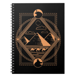 Carnet Pyramides égyptiennes Camions Anubis Horus Géom