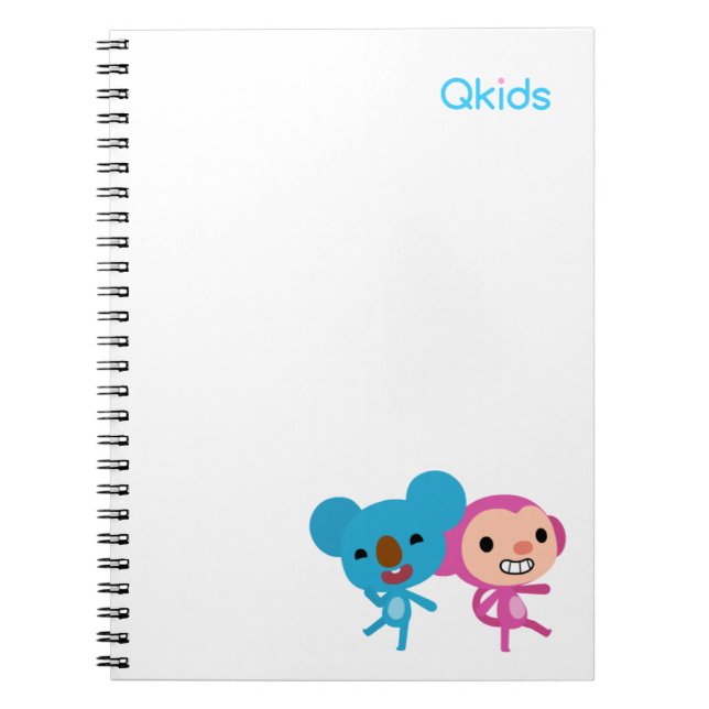 Carnet Qkids pour enseignants, étudiants, enfants (Devant)
