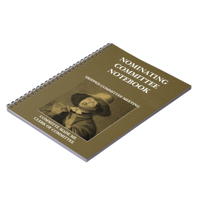 Carnet Quaker de nomination drôle Meme du Comité (Côté gauche)