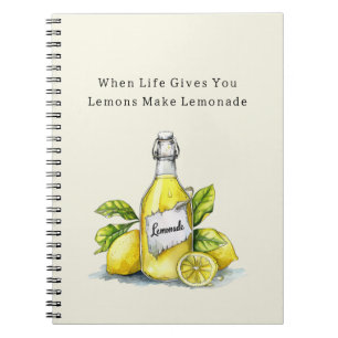 Carnet Quand la vie vous donne des citrons, faites de la