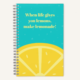 Carnet Quand la vie vous donne des citrons Inspiration