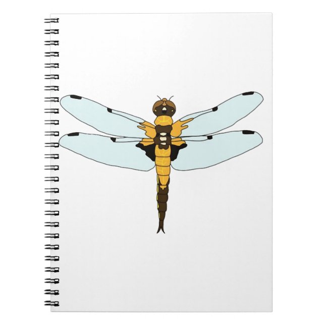 Carnet quatre libellules tachetées (Devant)